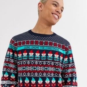 Gnome Ugly Christmas Sweater- Men's Small- NWT